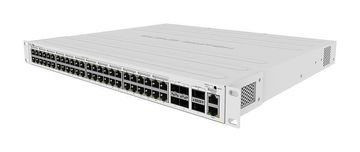 Mikrotik CRS354-48P-4S+2Q+RM 48 portova GbE PoE LAN 4x10G SFP+ porta 2x40G QSFP+ porta Cloud Router PoE Switch