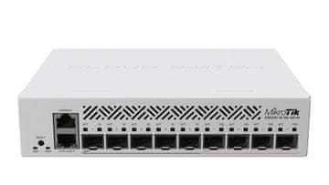 Mikrotik CRS310-1G-5S-4S+IN Cloud Router Switch s RouterOS L5 licencom, 10xLAN konektor, 1xGigabit LAN, metalno kućište