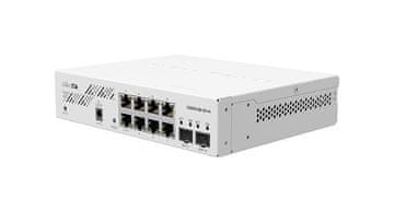 Mikrotik CSS610-8G-2S+IN Osam 1G Ethernet portova i dva SFP+ porta za 10G optičku povezivost