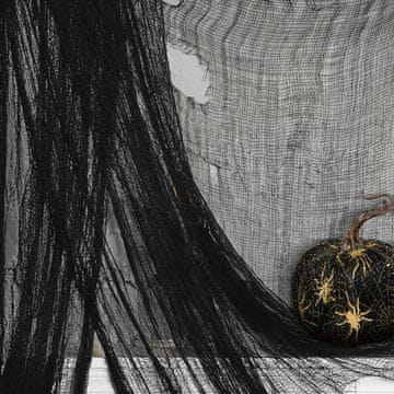 Family Zavjesa za Noć vještica - crna, tkanina - 180 x 75 cm