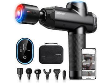 RENPHO Power + Thermacool masažni pištolj s funkcijom grijanja i hlađenja (PEU-R-C001SH-BK)