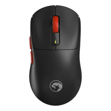Marvo NIRO 60 (G964W BK) RGB bežični gaming miš, punjiv prozirni, podesivi gumbi, tri načina rada, crni
