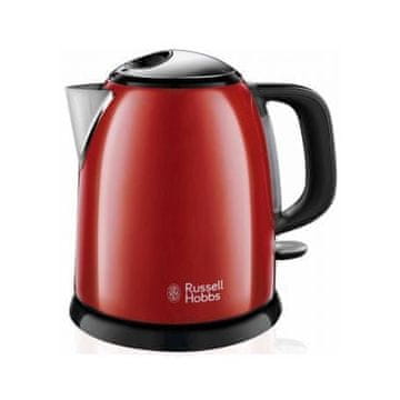 Russell Hobbs Colours Plus Mini Flame kompaktno kuhalo za vodu, 1 L, crveno (24992-70)