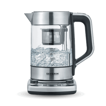 Severin WK 3422 Premium kuhalo za vodu s automatskim podizanjem sita, 1,7 L 3000 W, 5 programa, timer i funkcija održavanja topline