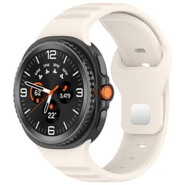 BStrap Silicone Dotline remen za Samsung Galaxy Watch 8, starlight