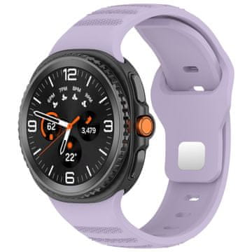 BStrap Silicone Dotline remen za Samsung Galaxy Watch 8, purple