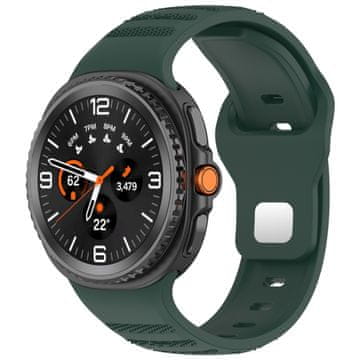 BStrap Silicone Dotline remen za Samsung Galaxy Watch 8, green