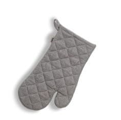Kela Rukavica za pećnicu KL-12803 oven gloves Puro 55% cotton/45% linen gray 31.0x18.0cm