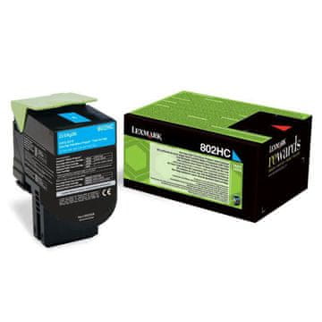 Lexmark 802HC (80C2HC0) moder, originalni toner