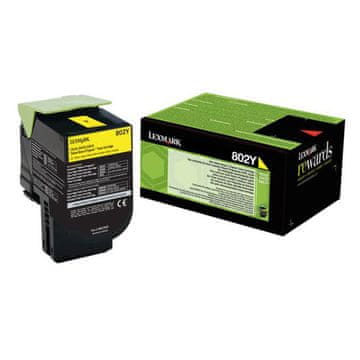 Lexmark 802HY (80C2HY0) žuti, originalni toner