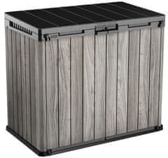 KETER Keter Deco Horizontal vrtni ormarić 1150 L, Storm Grey