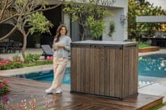 KETER Keter Deco Horizontal Store It Out vrtni ormarić 1150 L, orah