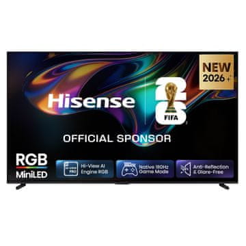Hisense 100UR8S 4K UHD TV, VIDAA Smart OS