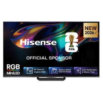 Hisense 75UR8S 4K UHD TV, VIDAA Smart OS