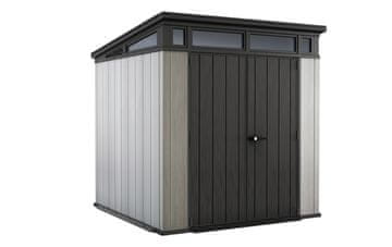 KETER Elegantna Multifunkcionalna Klupa za Pohranu s Površinom od Prirodnog Drva