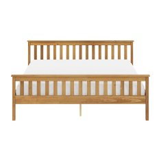 eoshop Dvokrevetni krevet Torino 180x200 cm, masivni bor, voskirani