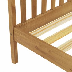 eoshop Dvokrevetni krevet Torino 180x200 cm, masivni bor, voskirani