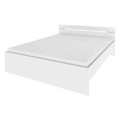 eoshop Multifunkcionalni krevet MICHIGAN 160x200 cm, biserno bijeli, s 2 ladice