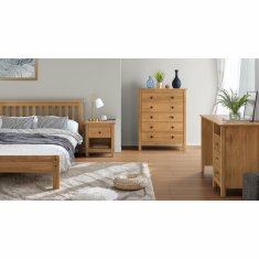 eoshop Dvokrevetni krevet TORINO 180x200 cm, masivni bor, medeno voskirano