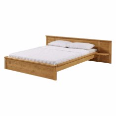 eoshop Dvokrevetni krevet KOMFORT 180x200 cm od masivnog bora, voskirana završna obrada