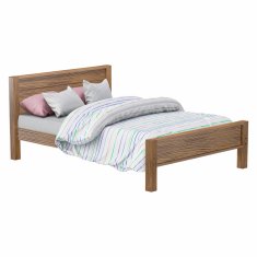 eoshop Bračni krevet EL DORADO 180x200 cm, masivni bor, antik hrast lakirano