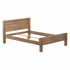 eoshop Bračni krevet EL DORADO 180x200 cm, masivni bor, antik hrast lakirano