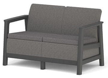 KETER vrtna sofa Scandi Linea, grafitna (270926)