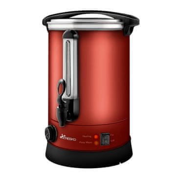 Tresko Grijač za kuhano vino 6,8 l Crveni