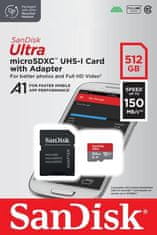 SanDisk Ultra Android microSDXC memorijska kartica 512 GB 150 MB/s A1 C10 UHS-I SDSQUAC-512G-GN6MA