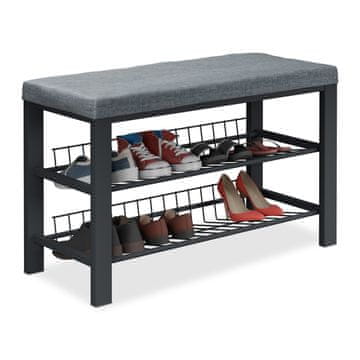 Northix Set sklopivih pivskih klupa 180 cm s metalnim okvirom