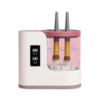 FRILLA® Automatski čistač kistova za šminku s rotacijskim pranjem i sušenjem, kapacitet 21 kist, električni USB | CLEABRU