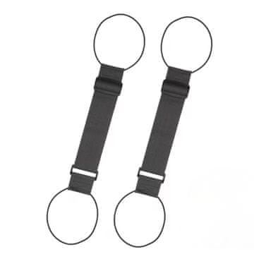 HOME & MARKER® Podesivi elastični remen za kovčeg 2 kom, 26–41 cm, traka za pričvršćivanje torbi na putnom koferu | LUGSTRAP