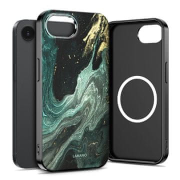 Tech-protect Lamano MagSafe maska za iPhone 16e / 17e, verde aura