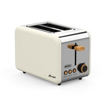 BRAVO Toster Aran B-4935 se dřevem, beige