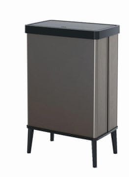 CURVER Curver Verto High kanta za otpad 54 l, siva, 360° dizajn, protuklizne nožice