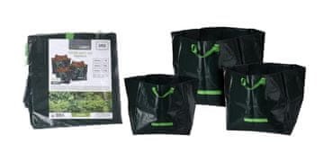 eoshop Sklopive vreće za vrtni otpad, set 3 kom (70/105/175 L) termoplast