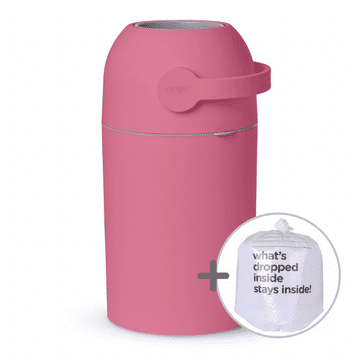 Magic Magic kanta za pelene 40 L s blokadom mirisa i dječjom bravom, Candy Pink