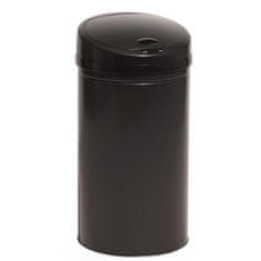 Banquet BRILANZ SENZO beskontaktna kanta za smeće 60 L, okrugla, crna