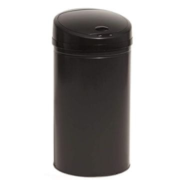 Banquet BRILANZ SENZO beskontaktna kanta za smeće 60 L, okrugla, crna