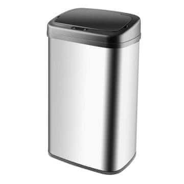 Banquet BRILANZ SENZO senzorska kanta za otpad 50 L, kvadratna, inox/crna