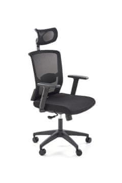 Halmar Uredska stolica MASON crna s Multiblock mehanizmom i podesivim naslonima