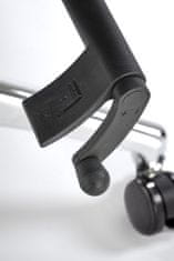 Halmar Ergonomska uredska stolica ETHAN siva s mrežastim naslonom i aluminijskom bazom