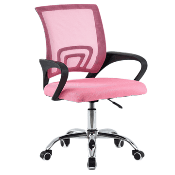eoshop Uredska stolica DEX 4 NEW, ružičasta/crna, mrežasta, 100 kg