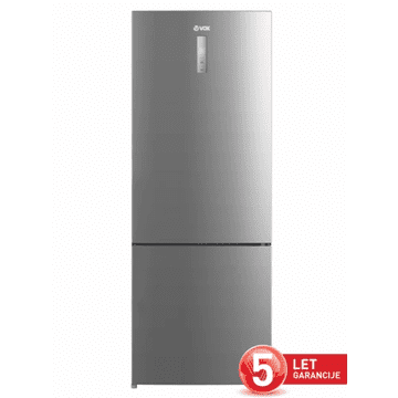 VOX electronics NF5720XE kombinirani hladnjak, E klasa, H:316 L, Z:119 L, srebrni