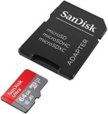 SanDisk Ultra Android microSDXC memorijska kartica 64GB 140MB/s A1 C10 UHS-I SDSQUAB-064G-GN6MA