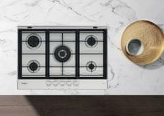 Whirlpool GMWL 728/IXL plinska ploča za kuhanje s više razina plamena, dvostruka kruna, wok plamenik 73 cm iXelium