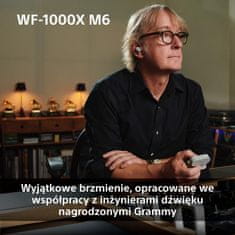 Sony WF-1000XM6 ANC bežične slušalice (TWS) srebrne boje
