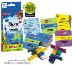 LEGO knjiga za rekonstrukciju. Kartice izazova. Gradska avantura.