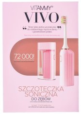 Vitammy TOW016697 Vivo ružičasta sonična četkica za zube