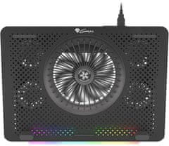 Genesis Oxid 450 RGB hladnjača za 15,6-inčni laptop crna